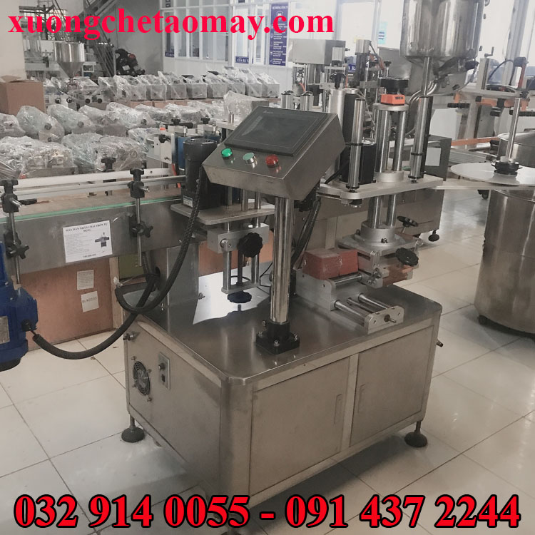 Máy dán nhãn chai nhựa giá rẻ