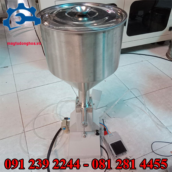 Máy chiết rót A02 sử dụng khí nén