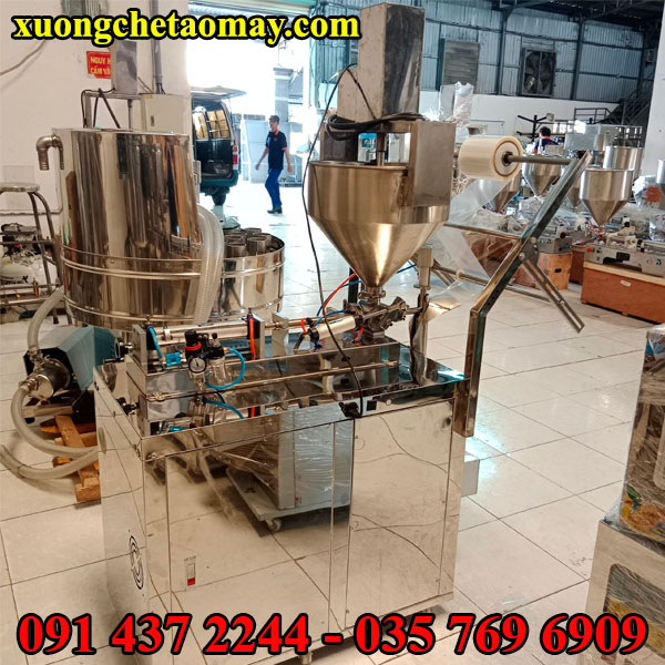 Máy đóng gói sốt chính hãng
