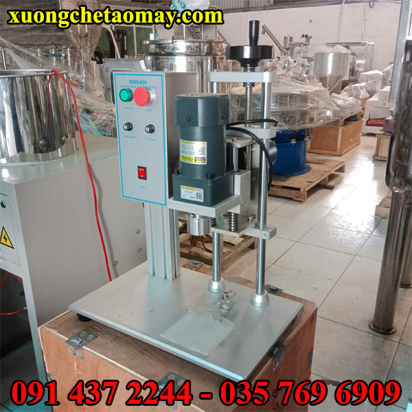 Máy đóng siết nắp chai 1 motor