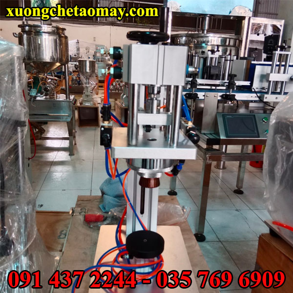 Máy đóng nắp chai nước hoa chính hãng