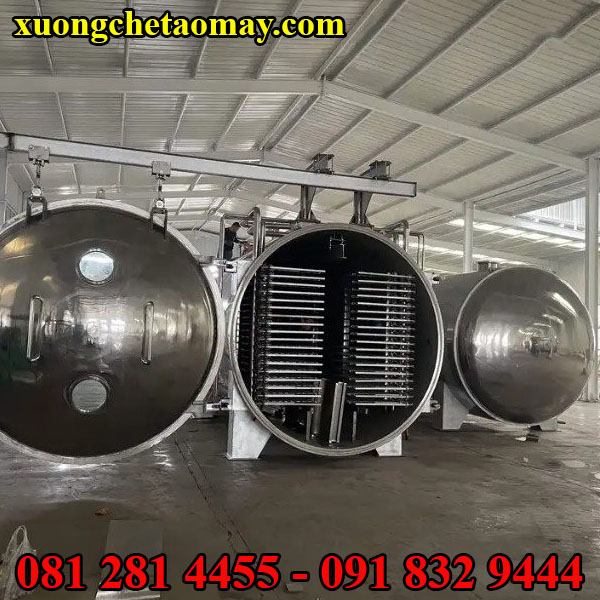 Máy sấy hoa quả thăng hoa hiện đại