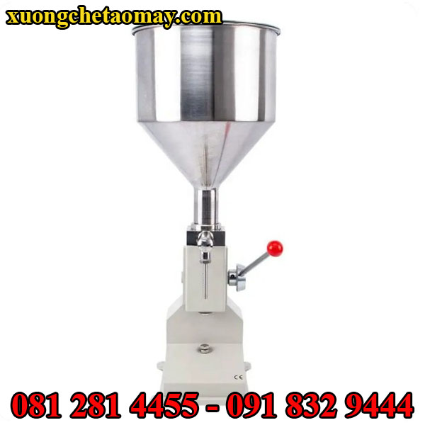Máy chiết rót hóa chất gạt tay