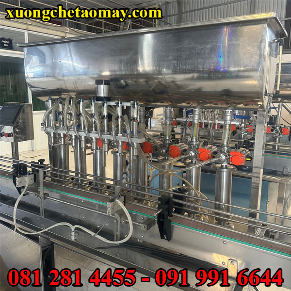 Máy chiết rót hóa chất chính hãng