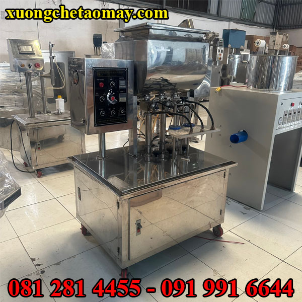 Máy chiết rót nước tương 3 vòi 