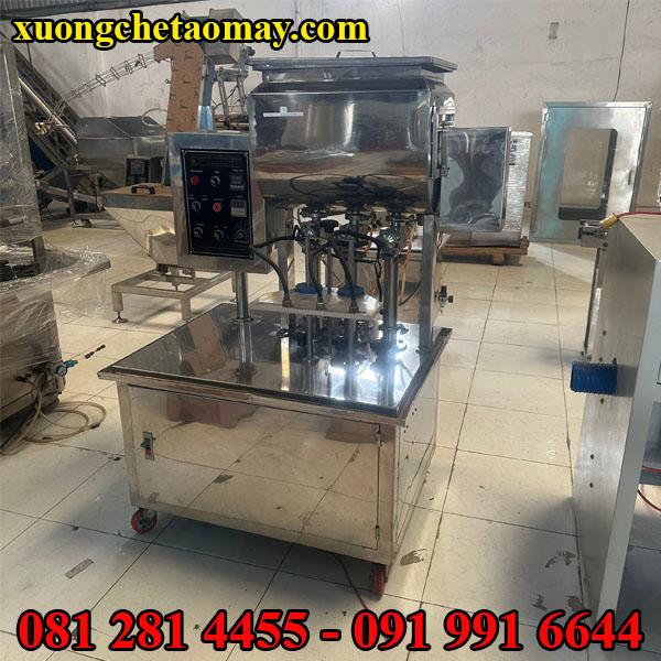 Máy chiết rót hóa chất giá rẻ