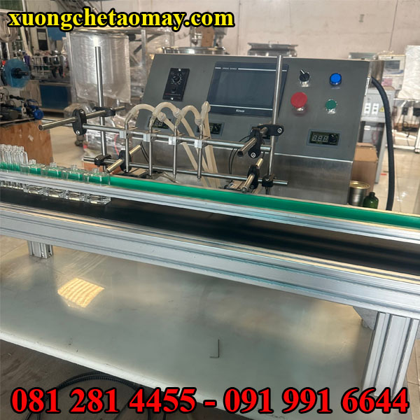 Máy chiết rót hóa chất giá rẻ