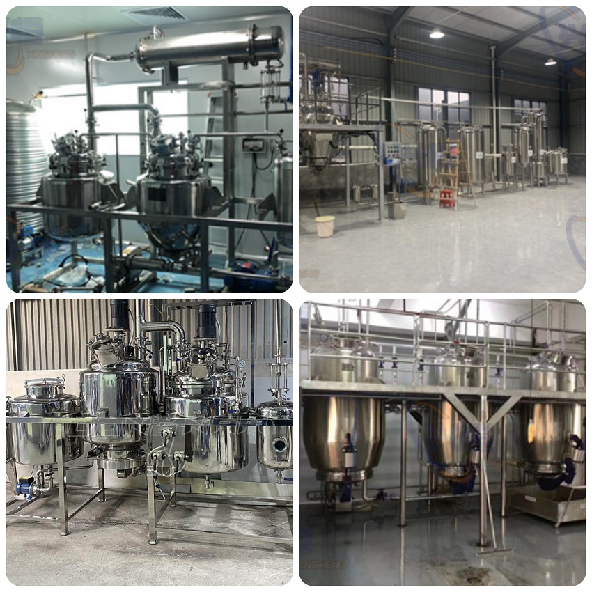 máy chiết xuất cô đặc.